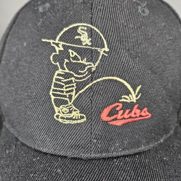 Chicago White Sox Hat Cap Strap Back MLB Baseball Mens Embroidered Cubs Rival - Picture 2 of 9